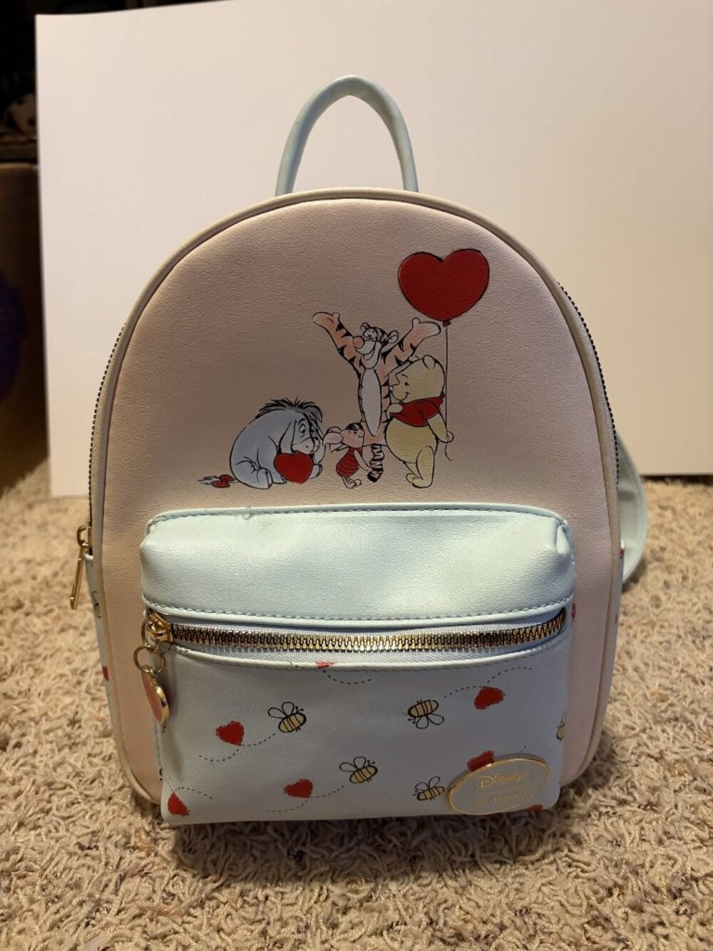 Her Universe Winnie The Pooh Friends Heart Mini Backpack Bag